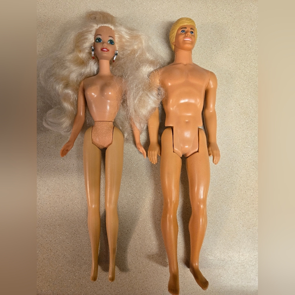 Bundle Of 2 Ken And Barbie Dolls
